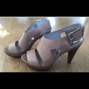 Michael Kors Carla Heel Sandals Size 8